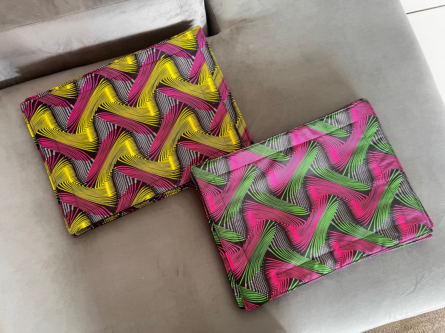 African Print handmade padded placemats